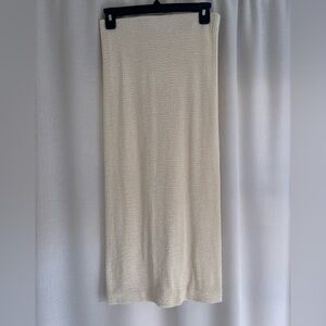 Z Supply Aveen Midi Skirt - white/cream